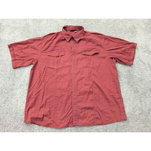 Rocawear‎ Denim Co. Button Up Shirt Mens 5X Short Sleeve Pockets Big Man